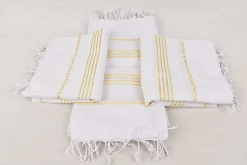 70x40 Cotton Striped Towel, Gift For Him, Scarf Towel, Bridesmaid Gift Towel, Home Decor Towel, Yoga Towel, Peshtemal Towel, Peshtemal Towel USA - 6