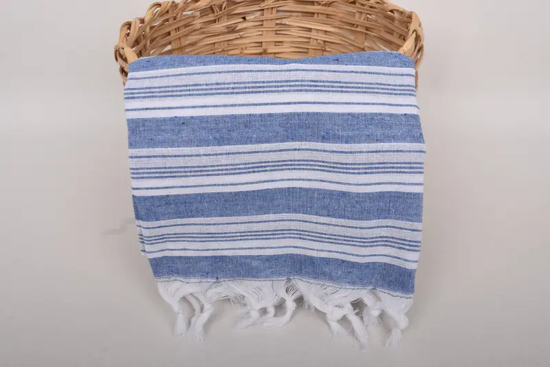 Bridesmaid Gift Towel, Organic Towel, Quick-dry towel, 70x40 Cotton Striped Towel, Valentines Day Gift For Him, Organic Turkish towel - 5