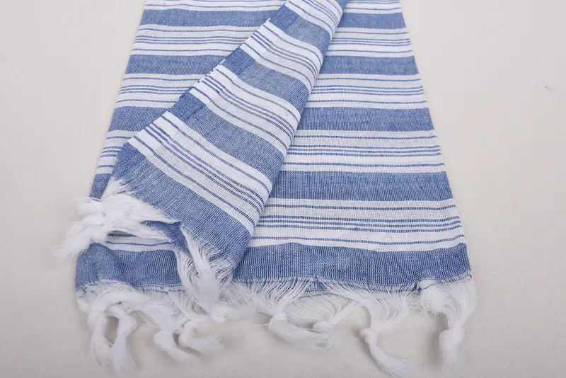 Bridesmaid Gift Towel, Organic Towel, Quick-dry towel, 70x40 Cotton Striped Towel, Valentines Day Gift For Him, Organic Turkish towel - 8