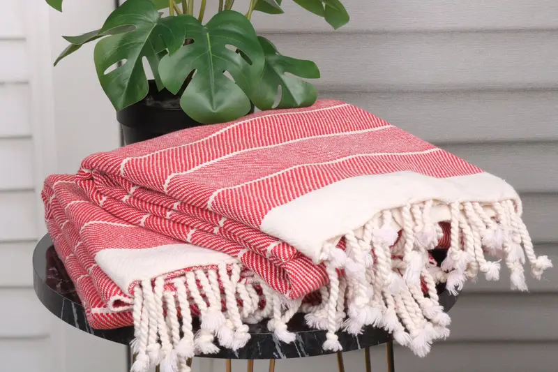 Spa Gift, 70x40 Cotton Herringbone Towel, Best Beach Towel, Personalized Gift, Eco-friendly Turkish peshtemal towel, Summer Gift, Wedding Towel - 3