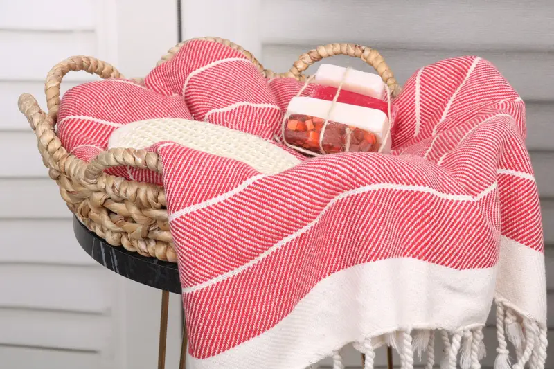 Spa Gift, 70x40 Cotton Herringbone Towel, Best Beach Towel, Personalized Gift, Eco-friendly Turkish peshtemal towel, Summer Gift, Wedding Towel - 2