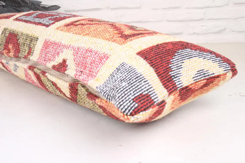 12x36 Beige Cushion Cover, Ethnic Throw Pillow, Boho Pillow Sham Cover, Vintage Cushion, Pillow, Pillow for Sofa, Gift Pillow, Sofa Cushion Cover - 6