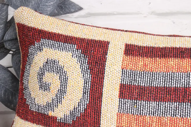 12x36 Beige Cushion Cover, Ethnic Throw Pillow, Boho Pillow Sham Cover, Vintage Cushion, Pillow, Pillow for Sofa, Gift Pillow, Sofa Cushion Cover - 2