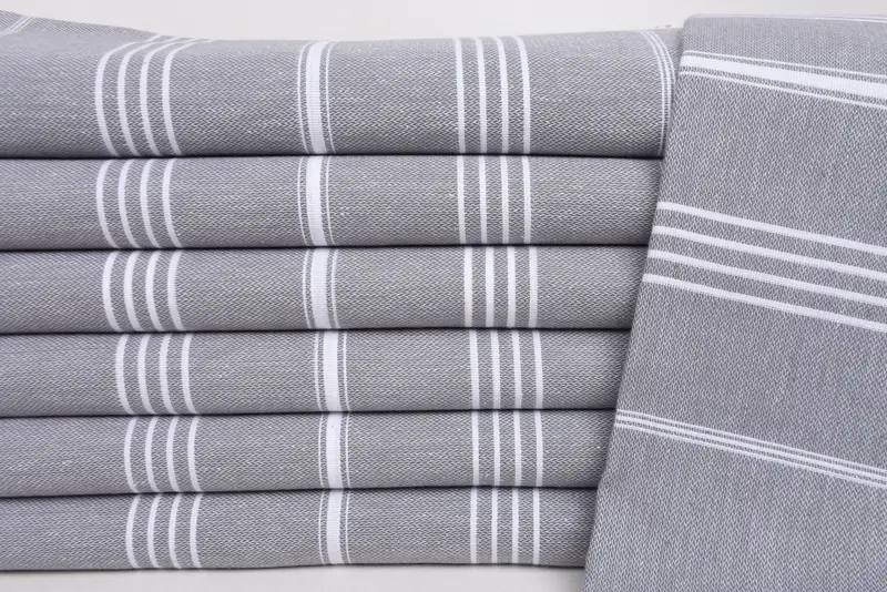 Personalized Wedding Gift For Couple, Holiday Towel, Personalized Gift, 76x40 Cotton Striped Towel, Wedding Favors, Personalized Wedding Gift - 2