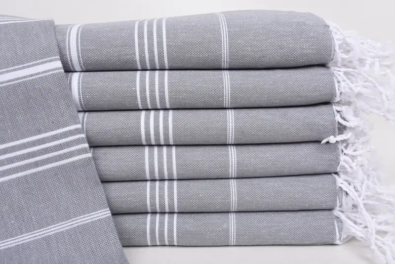 Personalized Wedding Gift For Couple, Holiday Towel, Personalized Gift, 76x40 Cotton Striped Towel, Wedding Favors, Personalized Wedding Gift - 1