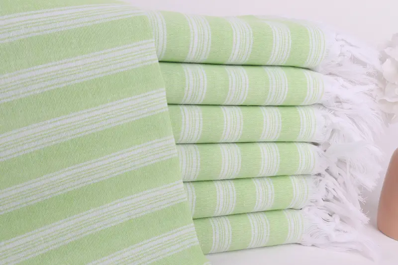 Hammam towel, Custom Name Towel, Thin towel, Travel towel, Customized Towels, 70x40 Cotton Striped Towel, Traditional Turkish peshtemal for hammam - 1