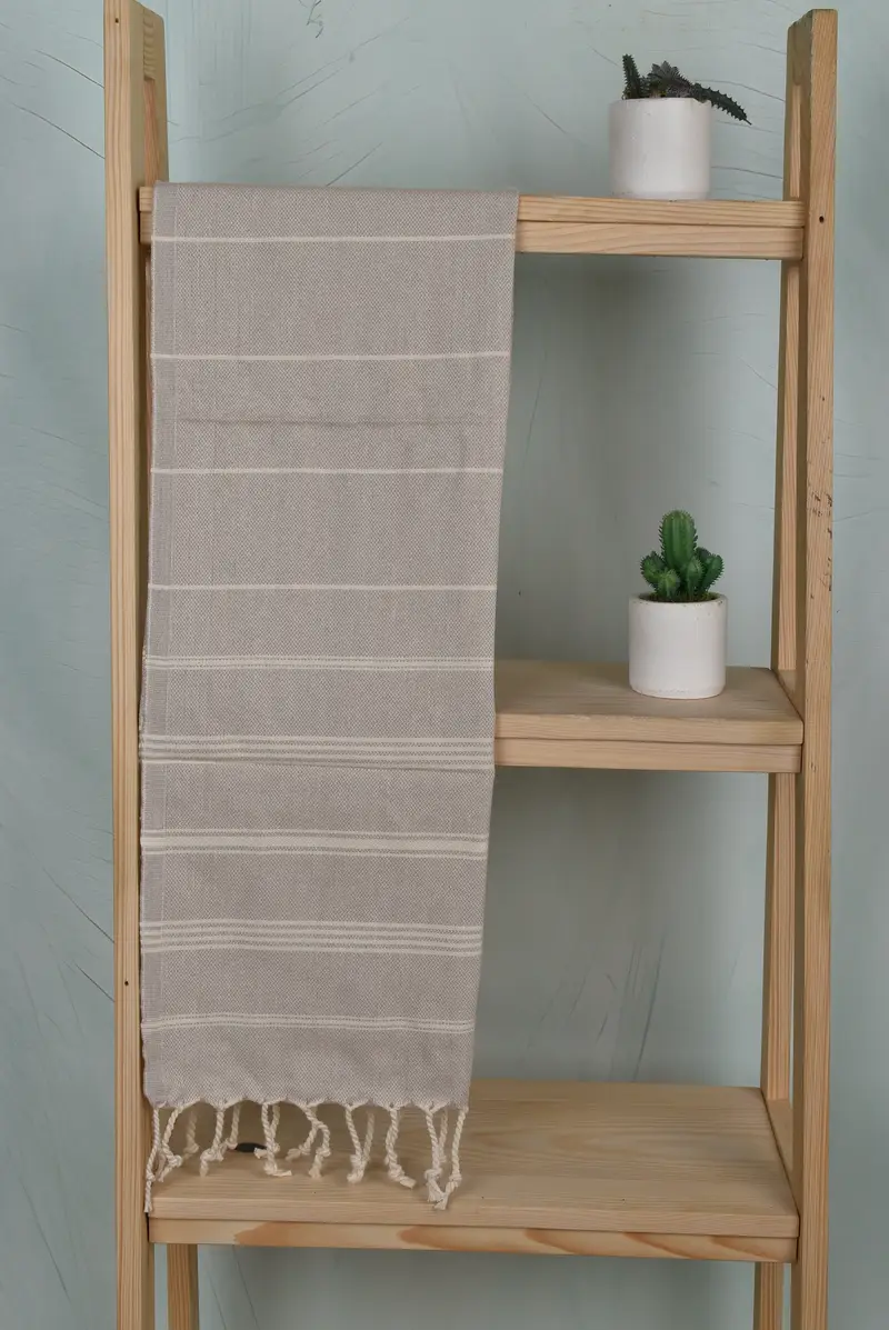 Personalized Dish Towel, Custom Turkish Towel, Kitchen Towel, 38x24 Cotton Striped Towel, Personalized Gift, Personalized Wedding Gift, Gift For Him - 8