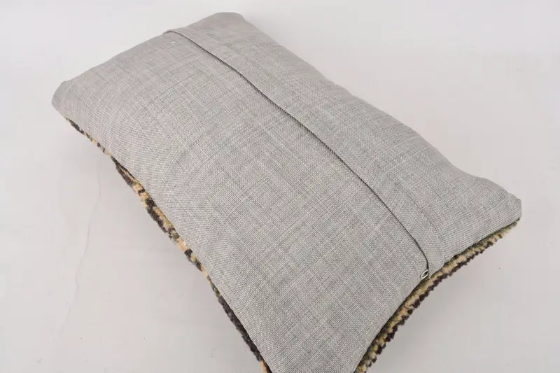 12x20 Brown Cushion, Interior Designer Pillow, Bolster Throw Cushion, Pillow, Throw Kilim Pillow, Kilim Cushion Sham, Outdoor Patio Cushion Cover - 8