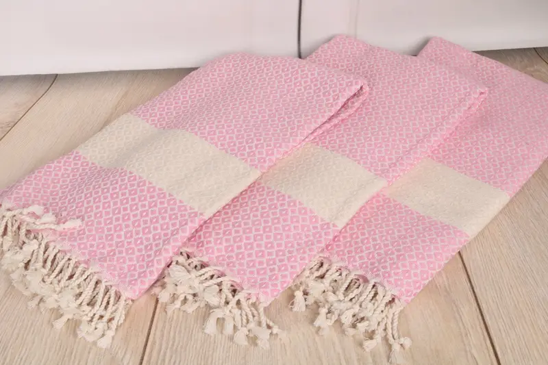 Organic Towel, Custom Wedding Gift, Personalized Gifts, Turkish Towel Personalized, 70x40 Cotton Geometric Towel, Beach Towel Bulk, Memorial Gift - 6