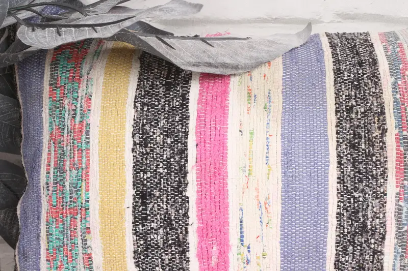 Toss Cushion, Ethnical Kilim Rug Pillow, Turkish Pillow, Bolster Pillow Case, 12x20 Pink Pillow Cover, Kilim Pillow Cover, Pillow Case - 2