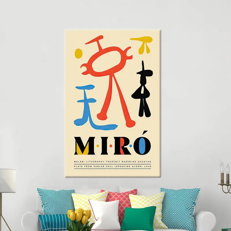 Elegant Scandinavian Canvas Print from Galerie Berggruen Exhibition