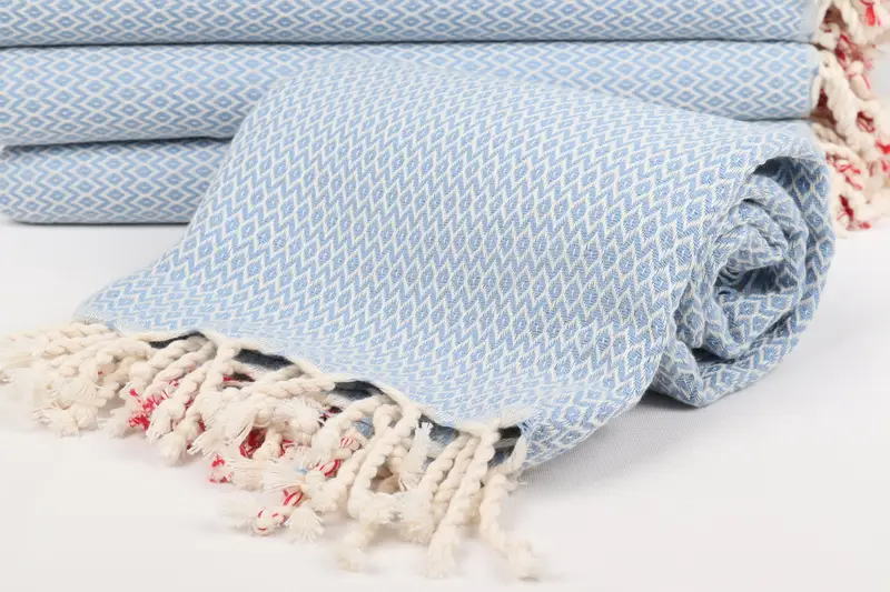 Turkish towel, 70x40 Cotton Diamond Towel, Customized Towels, Spa Towel, Peshtemal Towel USA, Bath towel, Wedding Gift, Girls Weekend Getaways Gifts - 4