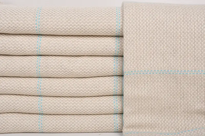 Custom Wedding Gift From Bridesmaid, Spa Towel, Sand-free towel, Birthday Gift, Housewarming Gift, Home Decor Gifts, 68x40 Linen Striped Towel - 1