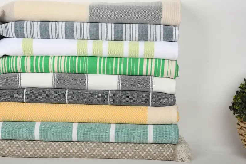 Bridesmaid Gifts, 70x40 Cotton Set of 10 Towel, Monogram Turkish Towel, Bachelorette Favor, Turkish Towel Bulk, Embroidered Towel, Scarf Towel - 3