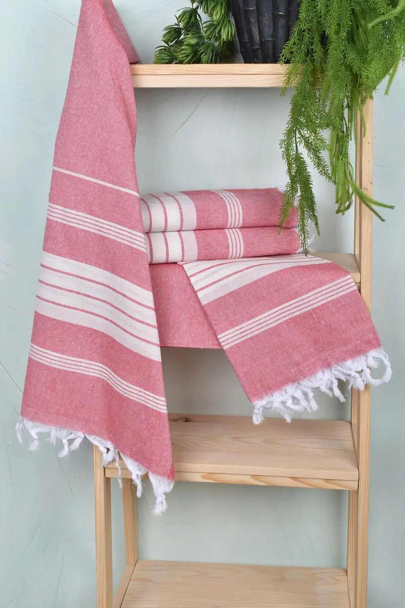 Turkish Towel Beach, Anniversary Gift For Her, 68x36 Cotton Striped Towel, Monogrammed Beach Towel, Sand-Resistant Peshtemal, Wedding Gifts Towel - 6