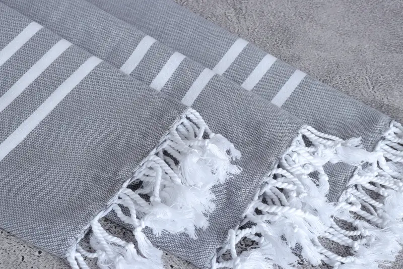 40x20 Cotton Striped Towel, Personalized Dish Towel, Wedding Gifts Towel, Personalized Gift, Summer Towel, Kitchen Towel, Gift For The Home Decor - 5