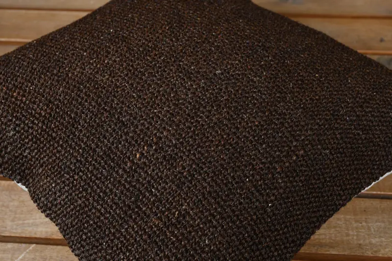 Bettkissenbedeckung, einzigartige Kissenbedeckung, Haustierkissen, Kissenbedeckung, 12x12 braune Kissenbezüge, Wohnkulturkissen, türkisches Kissen, Kilimkissen - 3