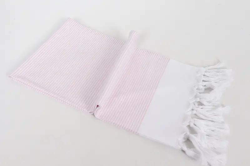 Monogram Hand Towel, Monogrammed Hand Towel, Bridesmaid Towel, 40x18 Cotton Striped Towel, Custom Name Towel, Wedding Gift, Summer Gift, Unique Gift - 6