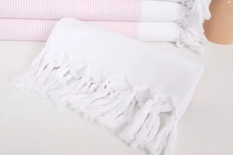 Monogram Hand Towel, Monogrammed Hand Towel, Bridesmaid Towel, 40x18 Cotton Striped Towel, Custom Name Towel, Wedding Gift, Summer Gift, Unique Gift - 4