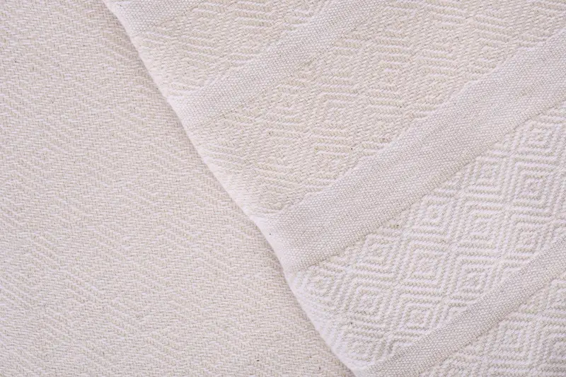 Luxury Turkish beach towel with fringe, Housewarming Gift, 70x40 Cotton Diamond Towel, Gift For Bride, Embroidered Towel, Personalized Turkish Towel - 5