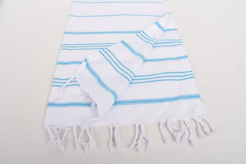 40x24 Cotton Striped Towel, Organic Tea Towel, Personalized Dish Towel, Turkish Towel, Monogram Hand Towel, Kitchen Towel, Bridesmaid Gift - 8