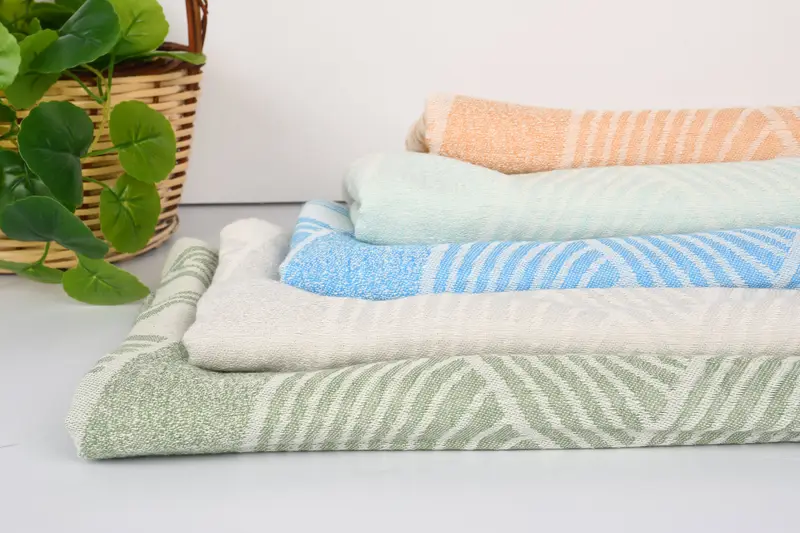 Bachelorette Gifts, Summer Gift, Embroidery Towels, 68x40 Cotton Striped Design Towel, Gift For Her, Oversized lightweight Turkish bath towel USA - 4
