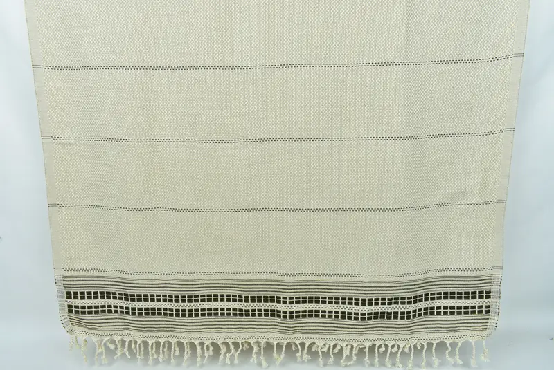 68x40 Linen Striped Towel, Travel towel, Handmade Gift, Unique Gift, Turkish hand towel, Luxury Turkish beach towel for summer vacation - 8