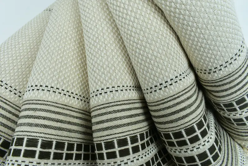 68x40 Linen Striped Towel, Travel towel, Handmade Gift, Unique Gift, Turkish hand towel, Luxury Turkish beach towel for summer vacation - 5