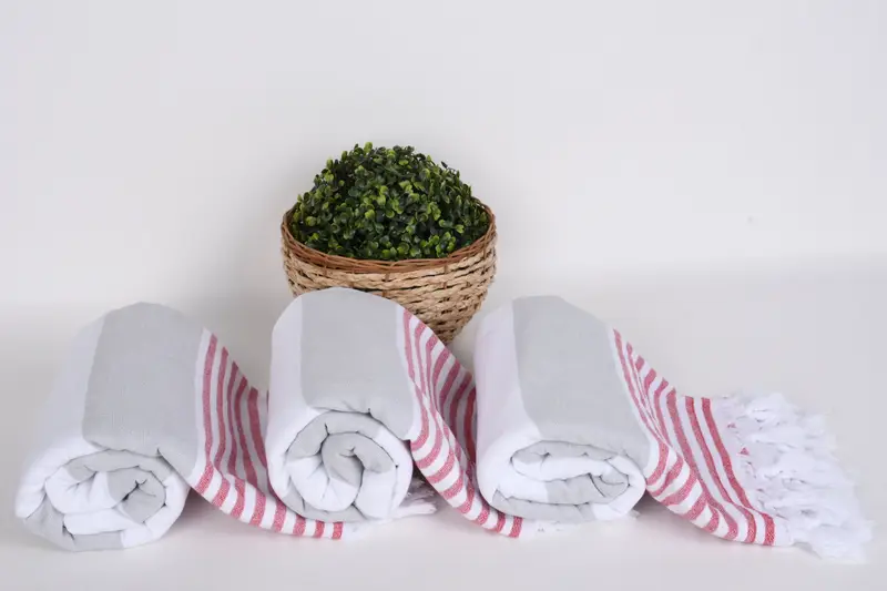 Gift For Her, Monogram Towels, Bridesmaid Proposal Gift, Gift For The Home Decor, 68x36 Cotton Striped Terry Towel, Soft towel, Wedding Gifts Towel - 8