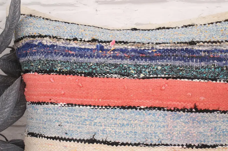 20x20 Blue Cushion, Antique Pillows, Pet Pillow Sham, Sustainable Cushion Cover, Pillow Cover, Boho Pillow, Vintage Kilim Pillow - 2