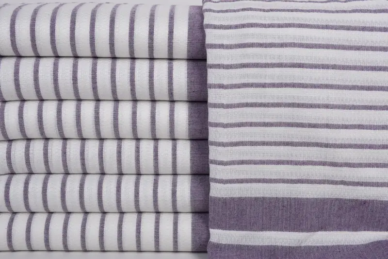 Holiday Towel, 70x40 Cotton Striped Towel, Xmas Gifts, Summer Gift, Personalized Turkish Towel, Absorbent Turkish towel, Turkish bath towel for spa - 1