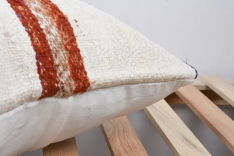 Aesthetic Pillow Case, Vintage Pillow, Cushion, Car Cushion, 20x20 White Pillow Case, Pillow for Couch, Turkish Kilim Pillow - 7