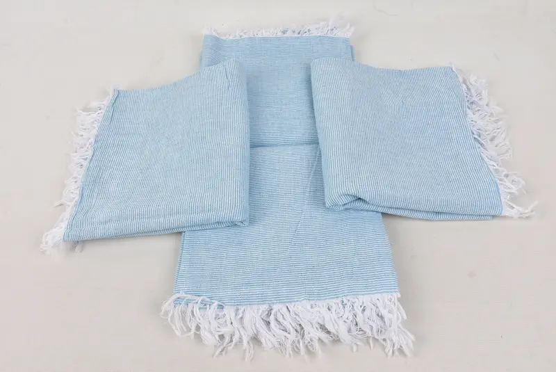 Best Friend Gift, Monogram Turkish Towel, 70x40 Cotton Striped Towel, Bachelor Gift, Custom Gift, Peshtemal beach towel with unique design - 6