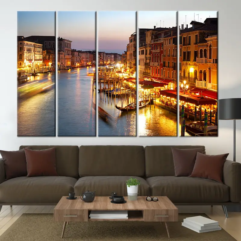 Grand Canal Wall Decor, Italy Wall Decor, Canvas Wall Art, Home Decor, Italy Canvas, Landscape Wall Art, Venice Wall Decor, City View Canvas - 5