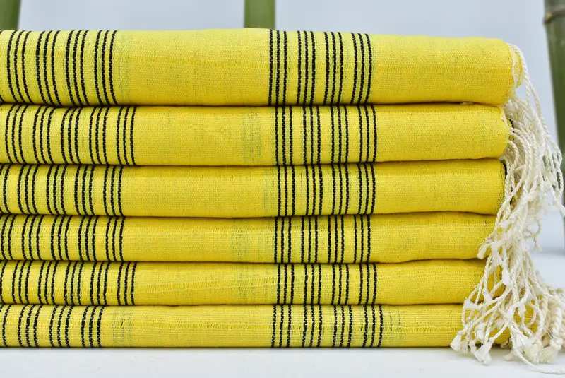 Thin towel, 70x40 Cotton Striped Towel, Bachelorette Party Favors, Unique Gift, Housewarming Gift, Home Decor Gifts, Custom Turkish Towel - 1