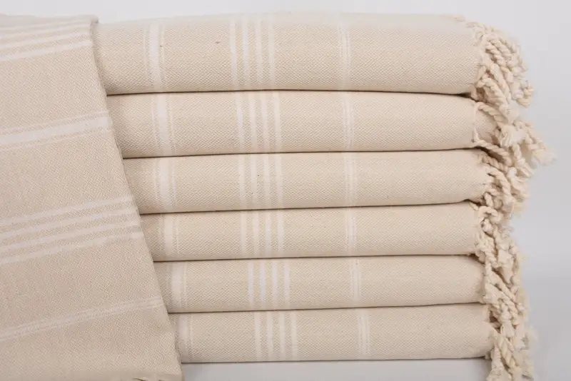 Peshtemal Towel, Organic towel, Embroidered Beach Towel, Lightweight Turkish towel, Custom Gifts, Personalized Gifts, 68x40 Cotton Striped Towel