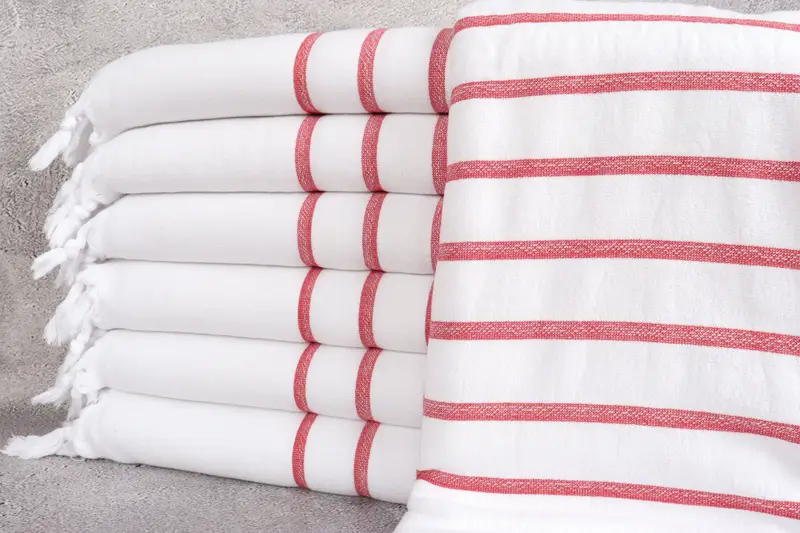 Personalized Towel, Bachelorette Party Gifts Bridesmaids, Birthday Gift, Holiday Towel, Turkish Towel Beach, 64x40 Cotton Striped Terry Towel - 1