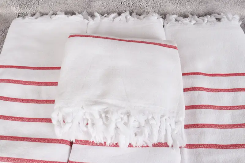 Personalized Towel, Bachelorette Party Gifts Bridesmaids, Birthday Gift, Holiday Towel, Turkish Towel Beach, 64x40 Cotton Striped Terry Towel - 4