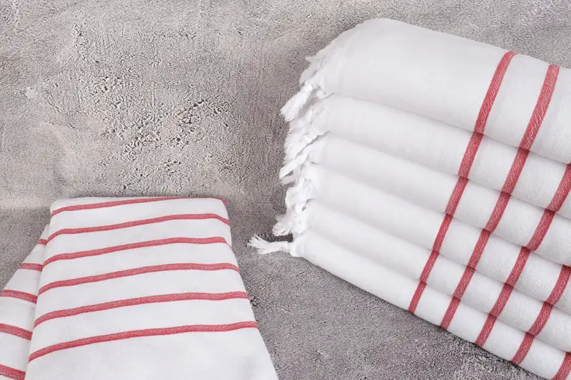 Personalized Towel, Bachelorette Party Gifts Bridesmaids, Birthday Gift, Holiday Towel, Turkish Towel Beach, 64x40 Cotton Striped Terry Towel - 2