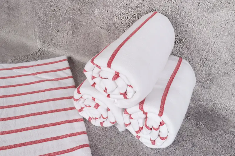 Personalized Towel, Bachelorette Party Gifts Bridesmaids, Birthday Gift, Holiday Towel, Turkish Towel Beach, 64x40 Cotton Striped Terry Towel - 8