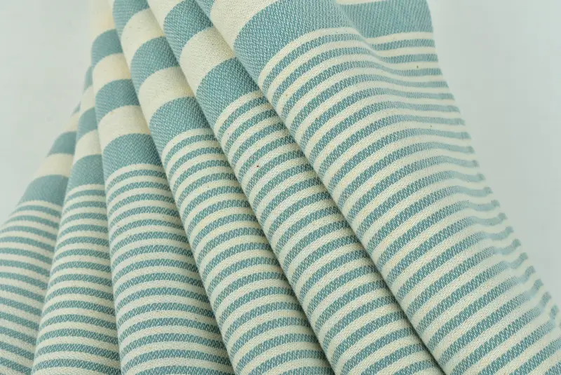 Beach Towel Bulk, Bachelorette Favor, 70x40 Cotton Striped Towel, Organic Turkish towel, Wedding Gifts Towel, Organic cotton Turkish peshtemal towel - 5