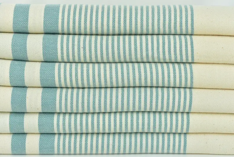Beach Towel Bulk, Bachelorette Favor, 70x40 Cotton Striped Towel, Organic Turkish towel, Wedding Gifts Towel, Organic cotton Turkish peshtemal towel - 2