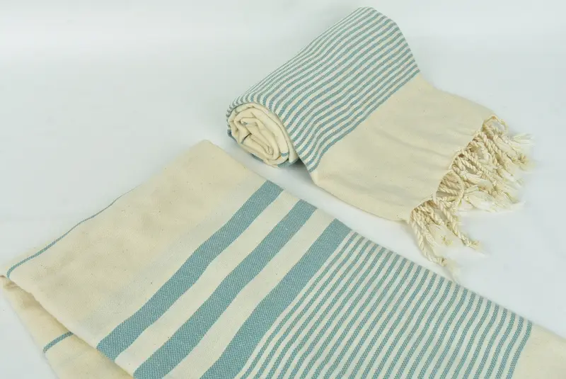 Beach Towel Bulk, Bachelorette Favor, 70x40 Cotton Striped Towel, Organic Turkish towel, Wedding Gifts Towel, Organic cotton Turkish peshtemal towel - 7