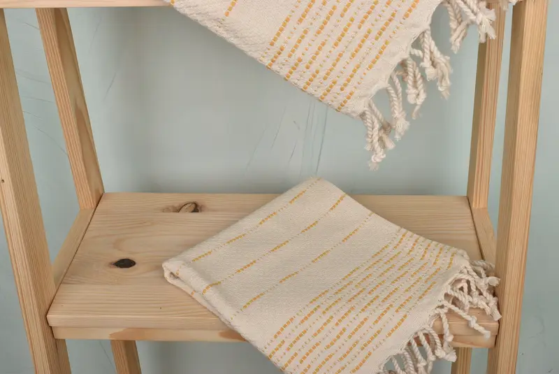 Personalized Turkish Towel, Wedding Gift, Holiday Towel, Personalized Dish Towel, Boyfriend Gift, Wedding Favors, 36x18 Cotton Striped Design Towel - 5