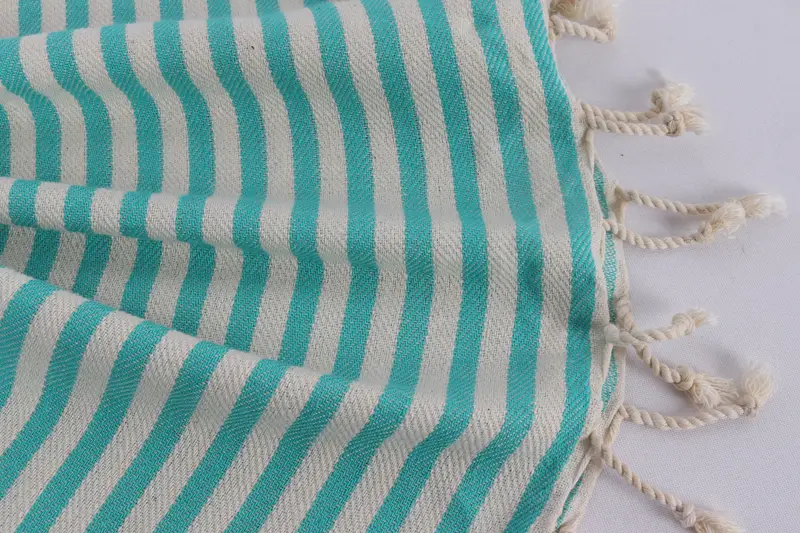 Best Wedding Gift, Monogram Tea Towel, Bathroom Towels, Beach Theme Wedding Gift, Kitchen Towel, 40x18 Cotton Striped Towel, Personalized Hand Towel - 8