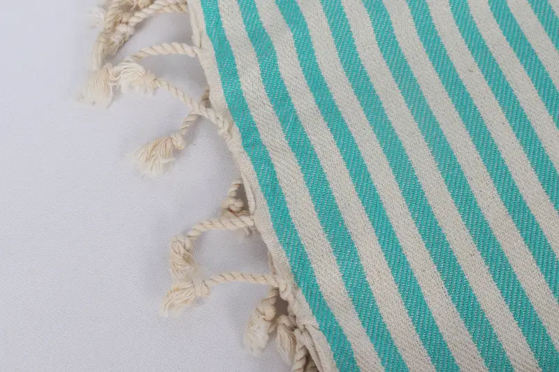 Best Wedding Gift, Monogram Tea Towel, Bathroom Towels, Beach Theme Wedding Gift, Kitchen Towel, 40x18 Cotton Striped Towel, Personalized Hand Towel - 7