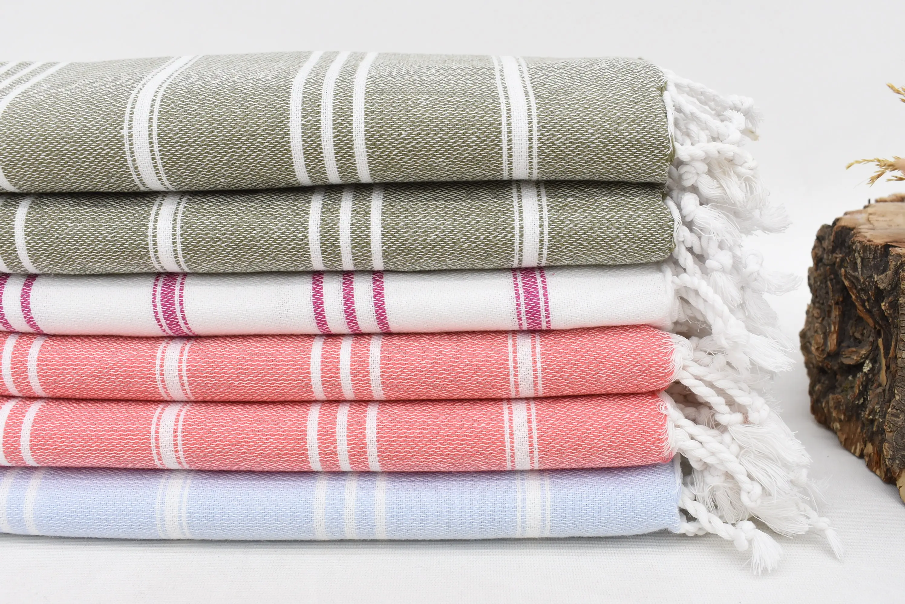 Merry Christmas Monogrammed Turkish Cotton Hand Towel, 40x20 Inches - 1