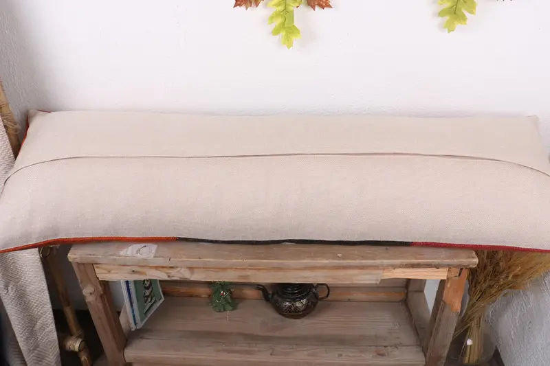 Kilim Pillow Cover, Vintage Kilim Pillow, Kilim Cushion Sham, 16x48 Red Pillow Sham, Comfy Throw Cushion Case, Pillow Sham - 7