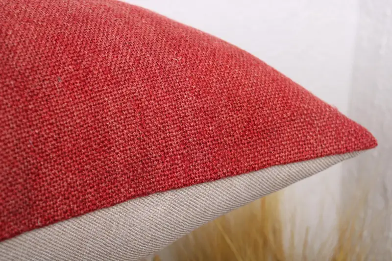 Kilim Pillow Cover, Vintage Kilim Pillow, Kilim Cushion Sham, 16x48 Red Pillow Sham, Comfy Throw Cushion Case, Pillow Sham - 6