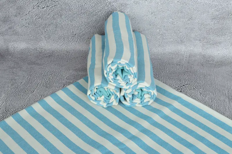 Mother Of The Groom Gift, Luxury Turkish Bath Towel, Bridesmaid Gift, Monogrammed Beach Towel, 70x40 Cotton Striped Towel, Beach Towel Gift - 7